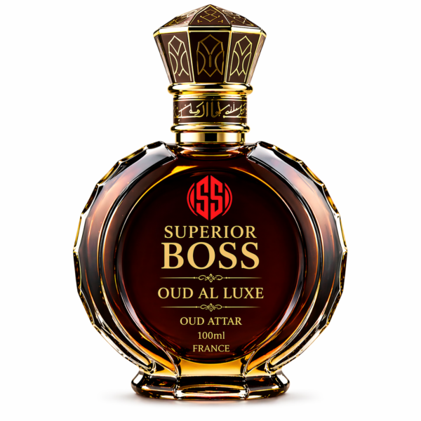 Superior Boss Oud Al Luxe France Oil100ml Premium Long Lasting Fragrance Oil – Alcohol Free Arabic Oud Perfume – Luxury Unisex Scent